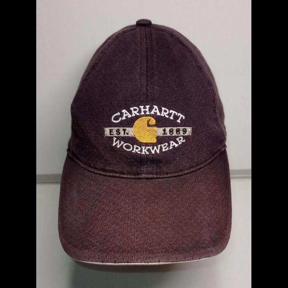 Carhartt Workwear Logo Embroidered Strapback Baseball Style Hat Cap